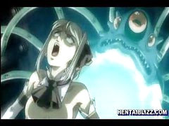 Caught anime fucked by tentacles