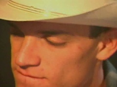 Gay cowboy blowjobs and a-hole pounding